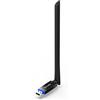 Tenda U10 - Chiavetta WiFi Potente, Mini WiFi Adattatore AC 650 Mbps, Dongle Wi-Fi, Antenna a Guadagno Alto 6 dBi, Scheda Wi-Fi, Compatibile con Windows 10/8.1/8/7/XP, Mac OS X 10.9-10.13, Linux