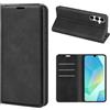 Fertuo Cover a Libro con Porta Carte per Samsung Galaxy A17 5G / 4G, Nero | Antiurto Portafoglio in Pelle, Custodia con Chiusura Magnetica, Supporto, Case Interno Silicone, Sottile Leggero, Antiscivolo