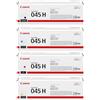 Canon Original 045h 045H XL Toner Multipack ad Alta Capacità Nero Ciano Magenta Giallo, compatibile con: i-SENSYS MF635Cx, MF633Cdw, MF631Cn, LBP613Cdw, LBP611Cn