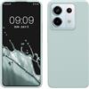 kwmobile Cover per Xiaomi Redmi Note 13 Pro 5G / Poco X6 5G Custodia - Back Case per Smartphone in Silicone TPU - Protezione Gommata - menta freddo