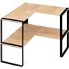 5 five simply smart 5five - scaffale angolare a 2 livelli blackwood