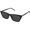 Saint Laurent SL 737 Mica Thin 001 | Occhiali da Sole Graduati o Non Graduati | Prova Online | Plastica | Cat Eye | Nero | Adrialenti