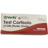 VERIFY Srls TEST RAPIDO VERIFY TEST CORTISOLO FLUIDO ORALE RILEVAZIONE QUALITATIVA CORTISOLO NEL FLUIDO ORALE UMANO USO PROFESSIONALE