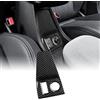KUNGKIC Per Mini Cooper S F65 F66 F67 2025 2024 accessori in fibra di carbonio rigida auto center accendisigari USB copertura interna decorazione parti auto regalo