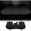 KUNGKIC per BMW X1 F48 2014-2022 Copertura per sedile posteriore in rete per auto, traspirante, raffreddamento, protezioni per sedile posteriore per tutta la stagione, accessori interni, 1 pezzo, Nero