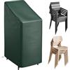 WOLTU Copertura Protettiva per Sedie, Sdraio da Esterno in PE, Copertura per Mobili da Giardino 65x65x120/80 cm Telo Anti-UV idrorepellente Resistente allo Strappo