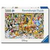 Ravensburger Puzzle 5000 Pezzi Disney Mickey l'Artista - Puzzle Adulti +14 anni, 153 x 102 cm, Puzzle per Adulti Super Esperti, Collezione 5000 Pezzi, Idee Regalo