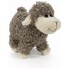 lilizzhoumax Peluche di Pecora 18cm/7" in piedi, Morbido Giocattolo Bambole Animali Selvatici, Regalo per Bambini e Amici grigio