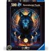 Ravensburger Puzzle 500 Pezzi Lupo Splendididente - Puzzle Adulti +14 anni, 49 x 36 cm, Puzzle per Adulti, Collezione 500 Pezzi, Idee Regalo