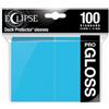 Ultra Pro E-15603 Eclipse Gloss - Maniche standard, confezione da 100, colore: Azzurro cielo