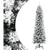 vidaXL Albero di Natale Artificiale con 150 LED e Neve Fioccata 120 cm vidaXL