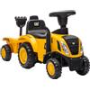 DecHome Camion Giocattolo per Bambini 12-36 Mesi Pala e Rimorchio Giallo YLA474F Dechome