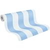 A.S. Création Carta da parati a righe Little Love in tessuto non tessuto, 10,05 m x 0,53 m, colore: blu/bianco, made in Germany 381485 38148-5