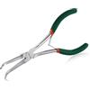SPEEDWOX Mini pinza a becco lungo curvo con ganascia liscia per la creazione di gioielli, Piegatura del filo e presa di piccoli oggetti