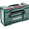 Metabo MetaBOX 165 L per smerigliatrice angolare (626890000) Dimensioni: 496 x 296 x 165 mm, volume valigetta: 16,7 l, portata massima coperchio: 125 kg,