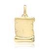 Gioielleria Lucchese Oro Ciondolo Pergamena Personalizzabile Oro Giallo GL102430