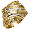 Gioielleria Lucchese Oro Anello Donna Oro Bianco Giallo GL102431