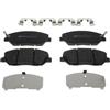 FERODO Kit pastiglie freni Anteriore con segnalatore acustico usura con accessori FDB4111 Compatibilità con HYUNDAI SANTA FÉ II CM, KIA SORENTO II XM, SSANGYONG Korando SUV CK
