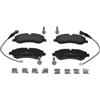 FERODO Kit pastiglie freni Anteriore Con contatto segnalazione usura con accessori FVR4909 Compatibilità con FORD Transit Mk7 Van V363, FCD, FDD Transit Mk7 Camion pianale/Telaio V363, FED, FFD