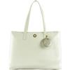 Mandarina Duck Mellow Leather P10FZT27, Shopper Donna, Optical White, 40x30x14 (L x H x W)