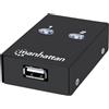 Manhattan Switch Manhattan Hi-Speed ??USB 2.0 Condivisione automatica Bianco [AIMAHA000162005]