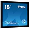 Iiyama Monitor Touch Led 15" Liyama ProLite TF1534MC-B7X XGA 1024x768p/8ms/classe E/Nero [TF1534MC-B7X]