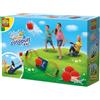 Ses Creative - Catapulta d'acqua Splash XXL - Lancia Splashball - Alternativa ai palloncini d'acqua - Giocattoli acquatici per bambini - Può essere utilizzato da 1 o 3 persone