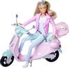 Simba Steffi Love 105733977 - Bambola giocattolo con il suo elegante City Scooter, cane e gabbia per cani, 27 cm, dai 3 anni in su
