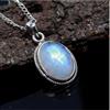 Ciondolo Artigianale In Argento Sterling 925 Con Gemma Opale Di Luna S-875