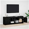 vidaXL Mobile Porta TV con LED Rovere Fumo 100x34x50 cm in Truciolato vidaXL