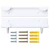 SHEAWA Enhancement - Supporto da parete per console PlayStation 4 PS4 Slim Pro (PS4 Pro, bianco)