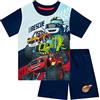 Blaze e le Mega Macchine Pigiama per Bambini I Pigiama per Ragazzi con Camion e Auto |Blu| 7-8 Anni| Merchandising Ufficiale