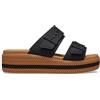 Crocs Donna Brooklyn Woven Buckle Sandalo, Black, 37/38 EU