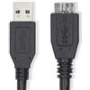 NEDIS Cavo USB | USB 3.2 Gen 1 | spina USB-A | USB Micro B maschio | 5 Gbps | nichelato | 1.00 m | rotondo | PVC | blu | sacchetto di plastica