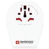 SKROSS World to China, Brazil, Italia, adattatore compatto, adattatore da viaggio universale