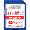 BigBuild Technology Scheda di Memoria SDXC U3 256GB BigBuild Technology per Leica D-Lux 8, M11/M11-P, Q3/Q3 43, SL3 Fotocamere