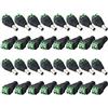 QitinDasen FULARR® 32Pcs Professionale 5.5 X 2.1mm DC Vite Terminale Spina Connettore, 12V DC Alimentazione Jack Connettore Adattatore, 16 Paia 2 Pin Maschio Spina & Femmina Presa Set per CCTV Telecamera LED