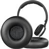 SOULWIT Cuscinetti di ricambio in pelle proteica per AKG Pro Audio AKG K402/K403/K412/K420/K430/K450/K451/K452/Q460/K480/K24P/K26P/K412P/K414P/K416P, cuscinetti auricolari con schiuma di isolamento