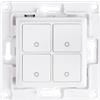 Shelly Wall Switch - Interruttore da parete con 1, 2 o 4 pulsanti - Colore bianco 4 pulsante + Omaggio