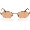 Miu Miu Occhiali da Sole MUA54S 7OE90X Ottone/Arancione Donna 51/20/140