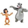 Bullyland - Che Libro della giungla MOGLI & BONUCCELLI - Figura : Bonuccelli il Orso - circa 8 cm / mogli circa 6,5 cm - Walt Disney