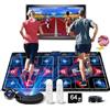 WuZhuangYuan Tappeto da ballo elettronico musicale HDMI con fotocamera,650 brani,scheda di memoria da 64GB,81 video musicali,1000 giochi,per giocatore singolo e doppio,un regalo di lusso per ragazzi e ragazze