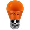 Aigostar Lampadina Led E27 G45 a sfera 4W Arancione Aigostar