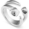 Uno de 50 Anello artigianale placcato argento (18) -