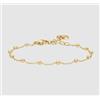 LUCA BARRA BRACCIALE DONNA IN ACCIAIO CON SFERE IP GOLD -