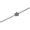 LUCA BARRA BRACCIALE DONNA IN ACCIAIO CON STELLA E CRISTALLI BIANCHI -