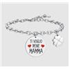 LUCA BARRA BRACCIALE DONNA IN ACCIAIO TI VOGLIO BENE MAMMA -