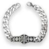 FREELANCE JW Bracciale In acciaio inossidabile con teschio - ARGENTO/ACCIAIO