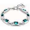 Uno de 50 Bracciale in argento sterling con cristalli verdi - CRISTALLO VERDE SMERALDO