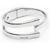 Uno de 50 Bracciale rigido placcato argento Sterling -